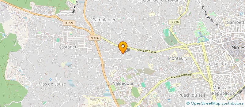 localisation de l'entreprise ROSEAU THEATRE  NIMES