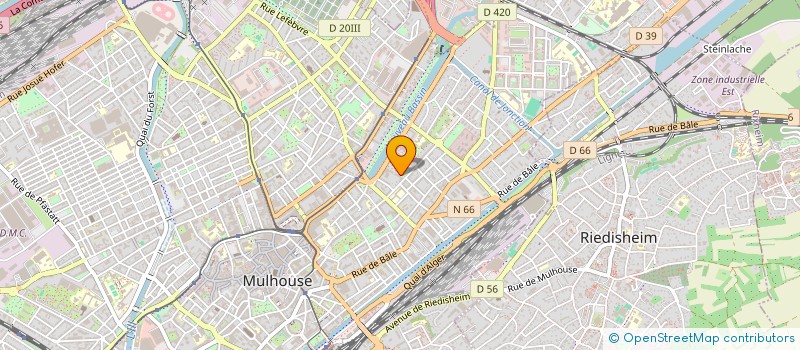 localisation de l'entreprise ROSEAU ZEN  MULHOUSE