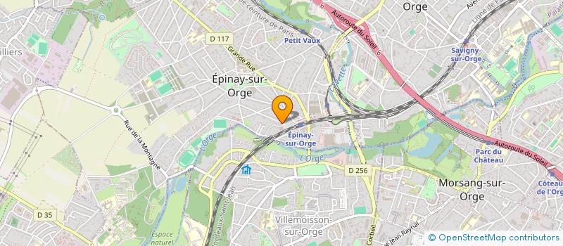 localisation de l'entreprise ROSEAU22  EPINAY-SUR-ORGE