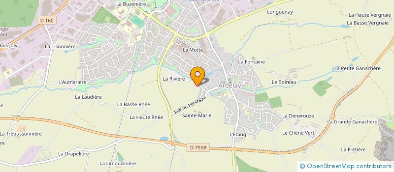 localisation de l'entreprise ROSEAUX  LES HERBIERS