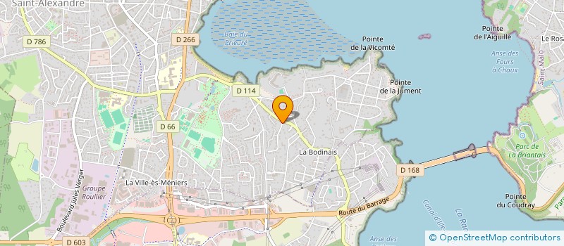 localisation de l'entreprise ROSEBRIC  DINARD