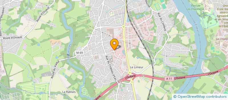 localisation de l'entreprise ROSEBUD à LA CHAPELLE-SUR-ERDRE