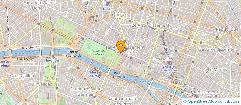 localisation de l'entreprise ROSEBUD  PARIS