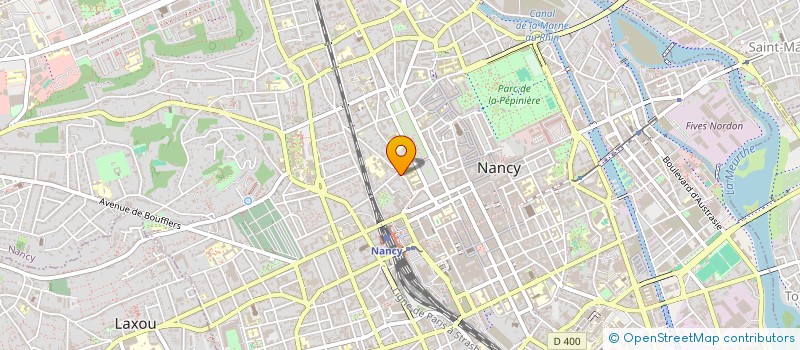 localisation de l'entreprise ROSEBUD  NANCY