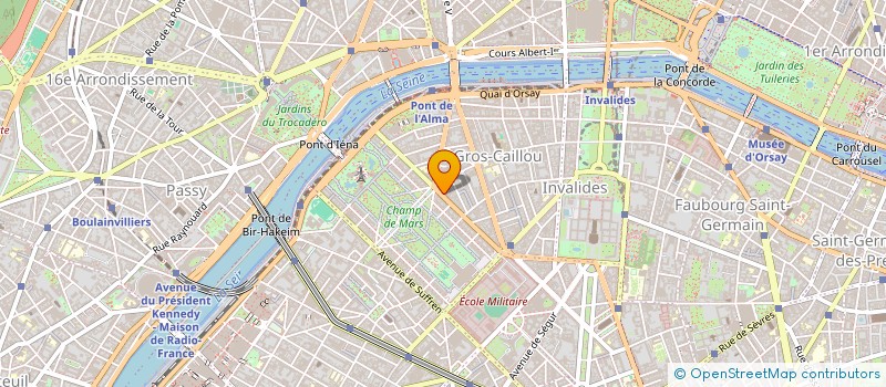 localisation de l'entreprise ROSEBUD INC.  PARIS