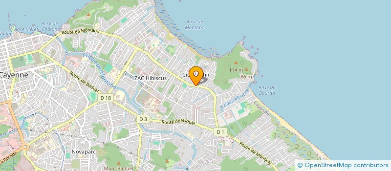 localisation de l'entreprise ROSECARS LOCATION  MATOURY