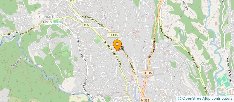 localisation de l'entreprise ROSEDEMAI  LA COLLE-SUR-LOUP