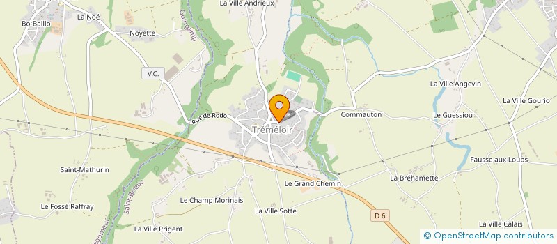 localisation de l'entreprise ROSEDO 2  TREGOMEUR