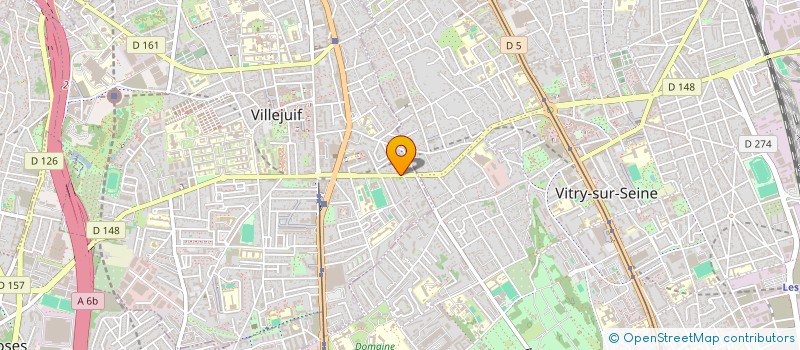 localisation de l'entreprise ROSEE 65  VILLEJUIF