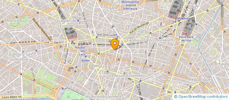 localisation de l'entreprise ROSEGOLD  PARIS 09