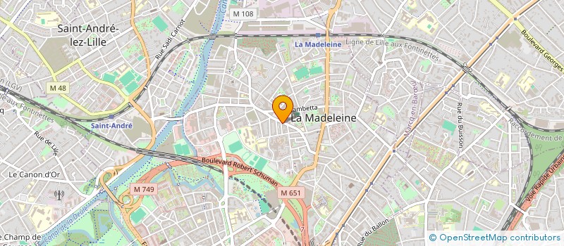 localisation de l'entreprise ROSEGREN à LA MADELEINE