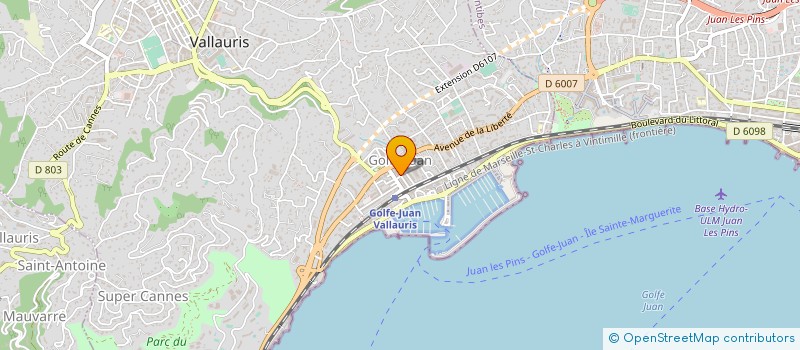 localisation de l'entreprise ROSEKIWI à ANTIBES