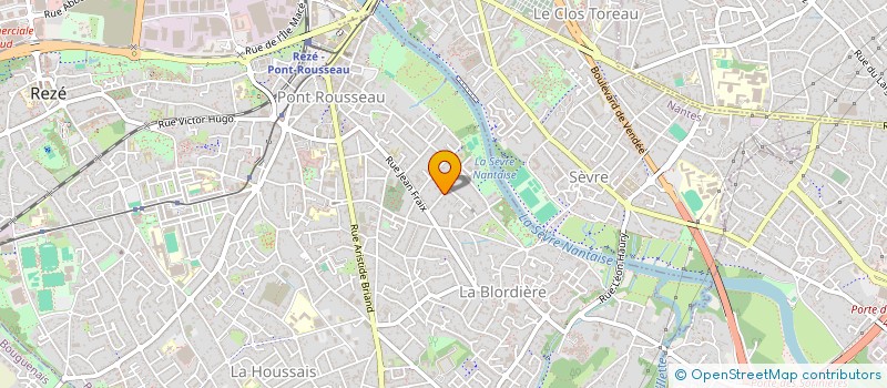 localisation de l'entreprise ROSELAIN  REZE