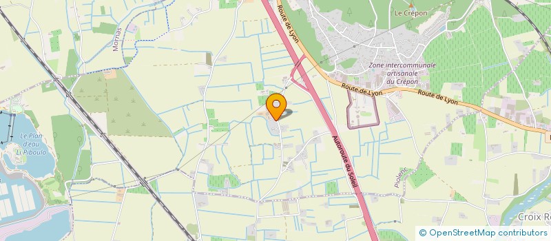 localisation de l'entreprise ROSELI  PIOLENC