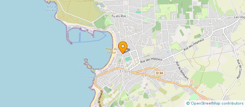 localisation de l'entreprise ROSELIA  ERQUY