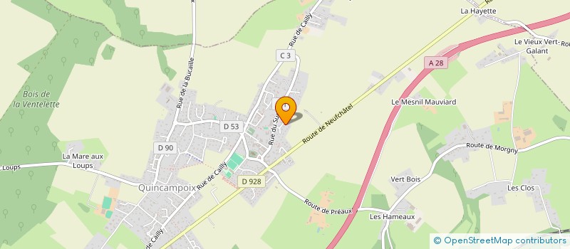 localisation de l'entreprise ROSELIA  QUINCAMPOIX