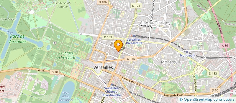 localisation de l'entreprise ROSELIGNE VERSAILLES à VERSAILLES