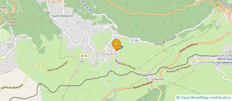 localisation de l'entreprise ROSELL MACONNERIE GENERALE  BOLQUERE