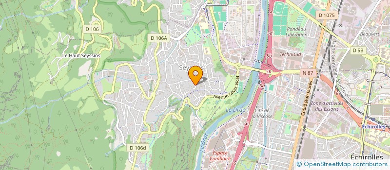 localisation de l'entreprise ROSELLA  SEYSSINS