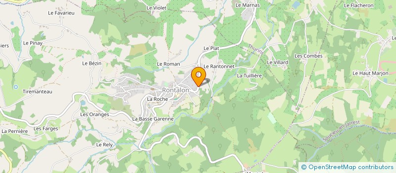 localisation de l'entreprise ROSELLE  RONTALON