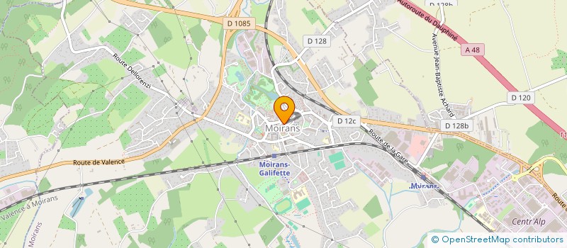 localisation de l'entreprise ROSELLI à MOIRANS