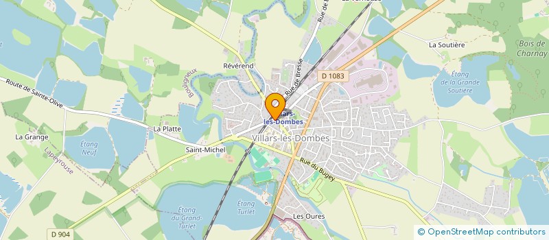 localisation de l'entreprise ROSELLO à VILLARS-LES-DOMBES