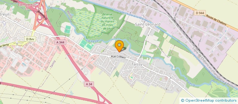 localisation de l'entreprise ROSELYNE BOURSIER IMMOBILIER  TAISSY