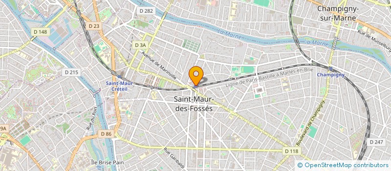 localisation de l'entreprise ROSELYS à SAINT-MAUR-DES-FOSSES