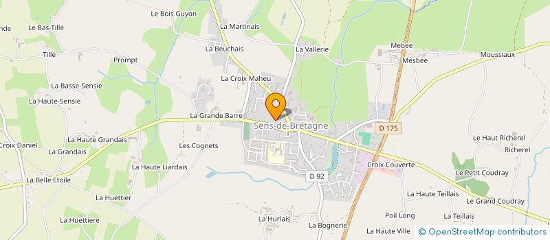 localisation de l'entreprise ROSEM à SENS-DE-BRETAGNE