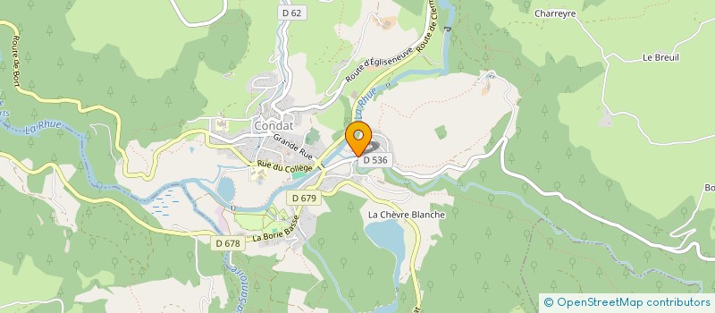 localisation de l'entreprise ROSEMAYA à CONDAT