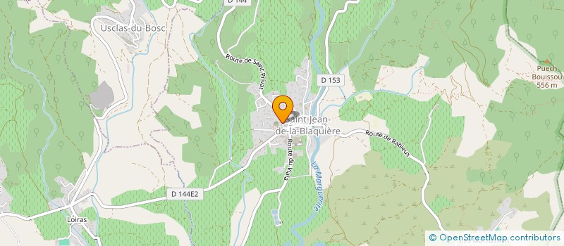 localisation de l'entreprise ROSEMERAUDE  SAINT-JEAN-DE-LA-BLAQUIERE