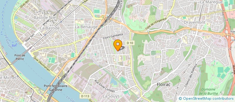 localisation de l'entreprise ROSEMILIA HABITAT  FLOIRAC