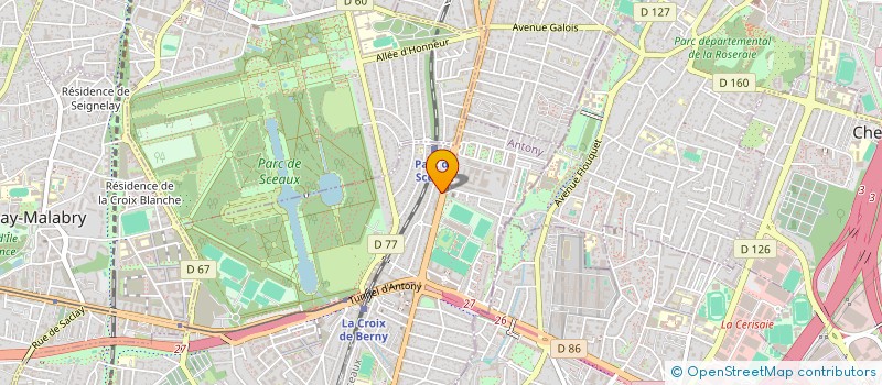 localisation de l'entreprise ROSEN HOLDING à ANTONY