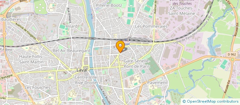 localisation de l'entreprise ROSENCOULEURS à LAVAL