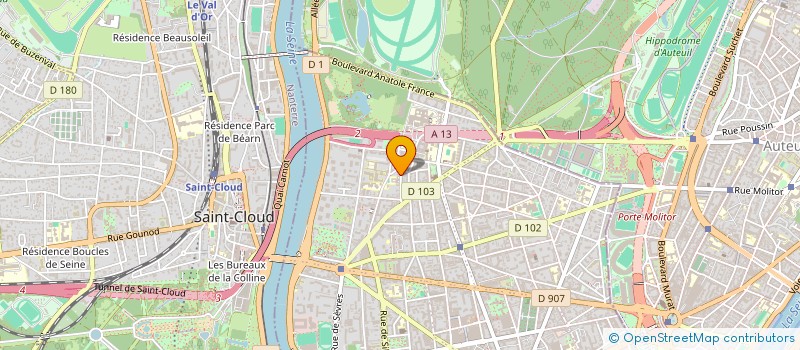 localisation de l'entreprise ROSEPIERRE à BOULOGNE-BILLANCOURT