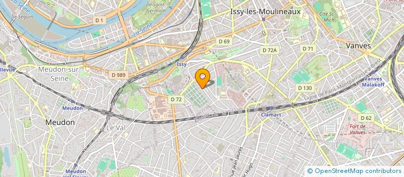 localisation de l'entreprise ROSERAIE 31 à ISSY-LES-MOULINEAUX