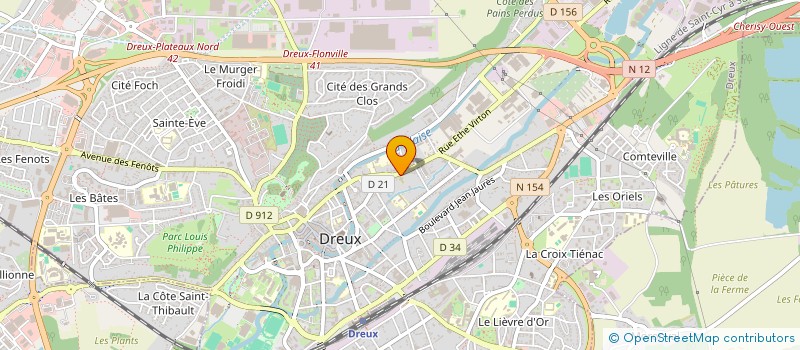 localisation de l'entreprise ROSERAIE AMITIE à DREUX