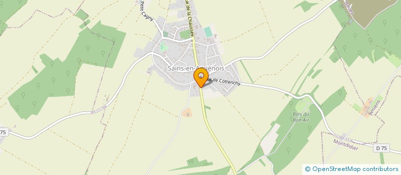 localisation de l'entreprise ROSERAIE CONCEPT à SAINS-EN-AMIENOIS