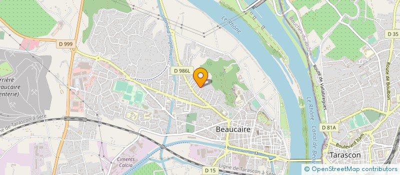 localisation de l'entreprise ROSERAIE DES PINS à BEAUCAIRE