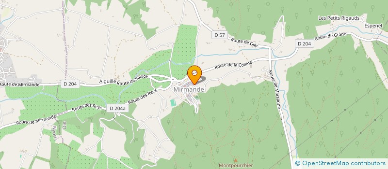 localisation de l'entreprise ROSERAIES DE LA DROME  MIRMANDE