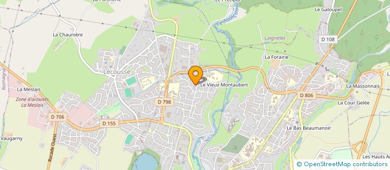 localisation de l'entreprise ROSERIA  FOUGERES