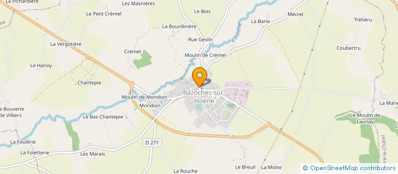 localisation de l'entreprise ROSERIC à LE MELE-SUR-SARTHE