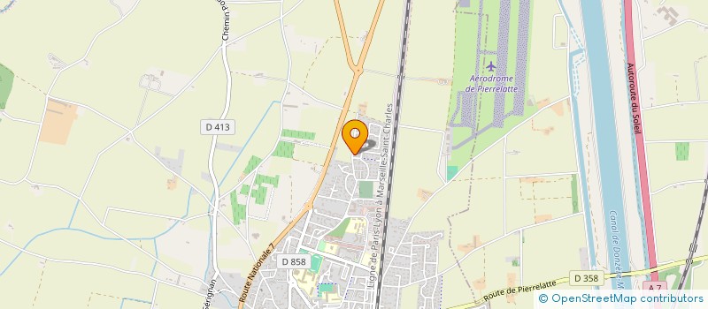 localisation de l'entreprise ROSERIM SCI à PIERRELATTE