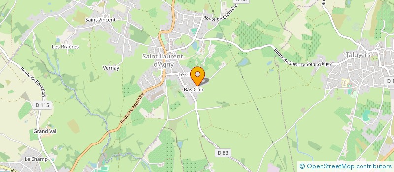 localisation de l'entreprise ROSES AND COP'S  SAINT-LAURENT-D'AGNY