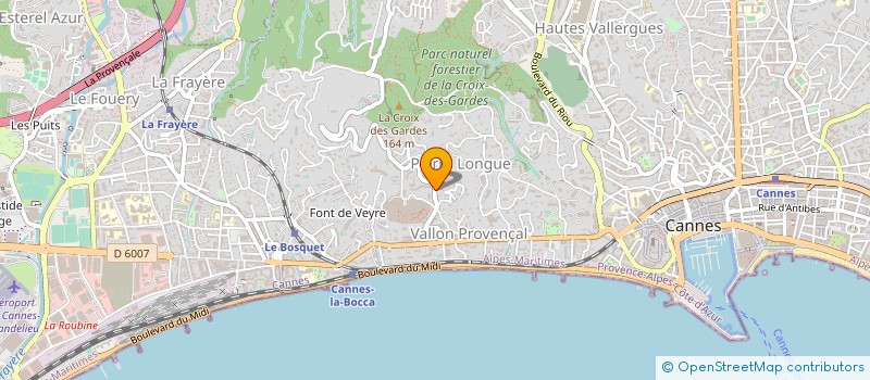 localisation de l'entreprise ROSES DE MAI à CANNES