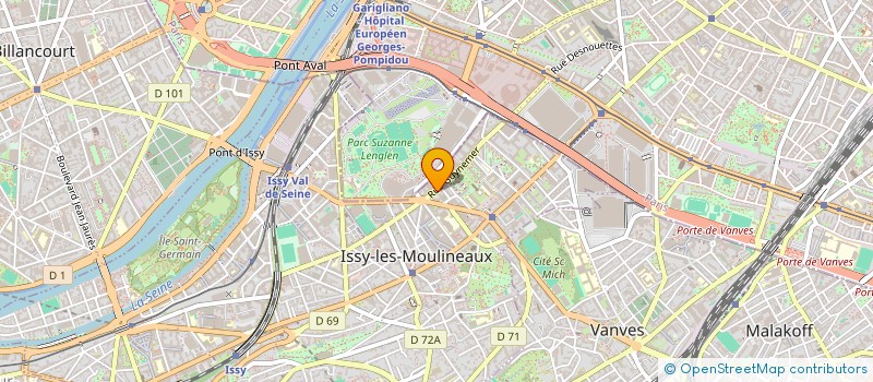 localisation de l'entreprise ROSES ET STRELITZIAS à ISSY-LES-MOULINEAUX