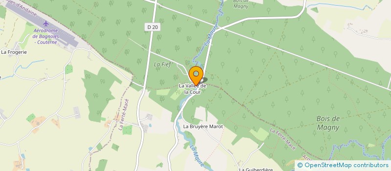 localisation de l'entreprise ROSES'NORMANDES à LA FERTE MACE