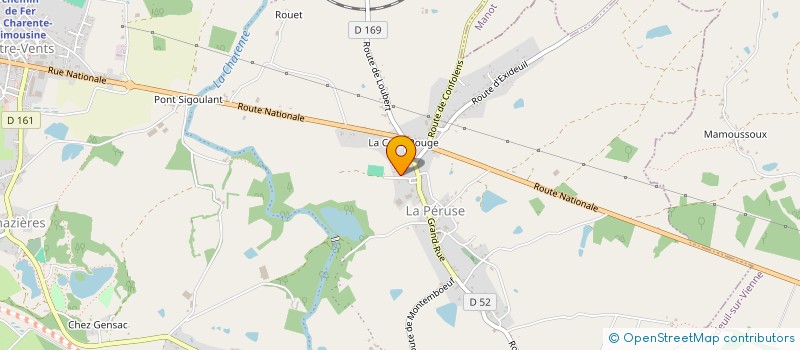 localisation de l'entreprise ROSESAGRI à TERRES-DE-HAUTE-CHARENTE