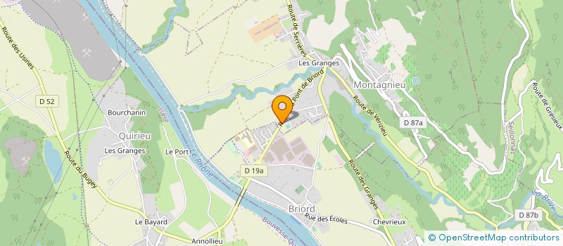 localisation de l'entreprise ROSET SAS à BRIORD