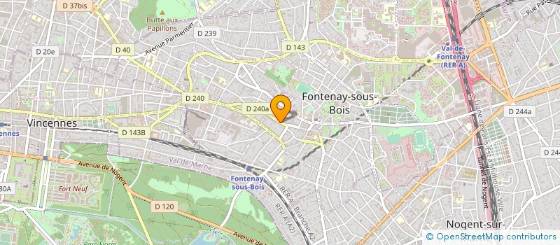 localisation de l'entreprise ROSETTES DYNAMO à FONTENAY-SOUS-BOIS